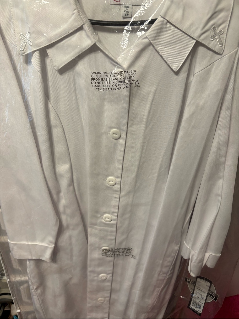 Peaches Uniforms White Medical Button-Up - Never worn